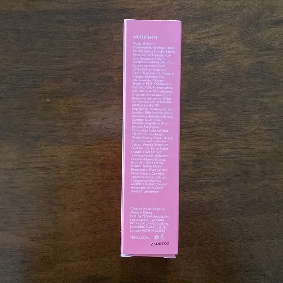 YENSA BEAUTY Pink Lotus Peptide Renewal Face Cream - Picture 4 of 7